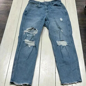 Hollister women’s curvy high rise mom jean size 26
